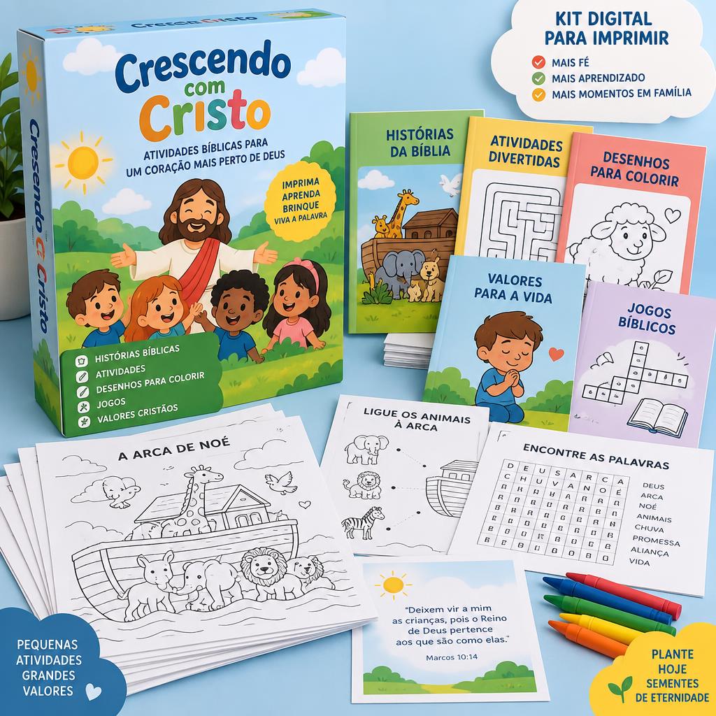 Kit Crescendo com Cristo
